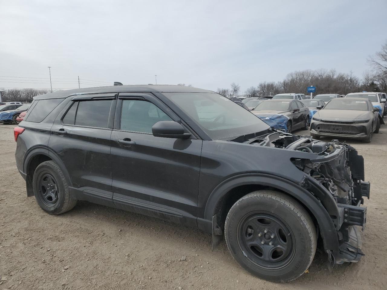 2020 Ford Explorer VIN 1FM5K8AB9LGB85753 Copart auction photo, front end damage thumbnail 4