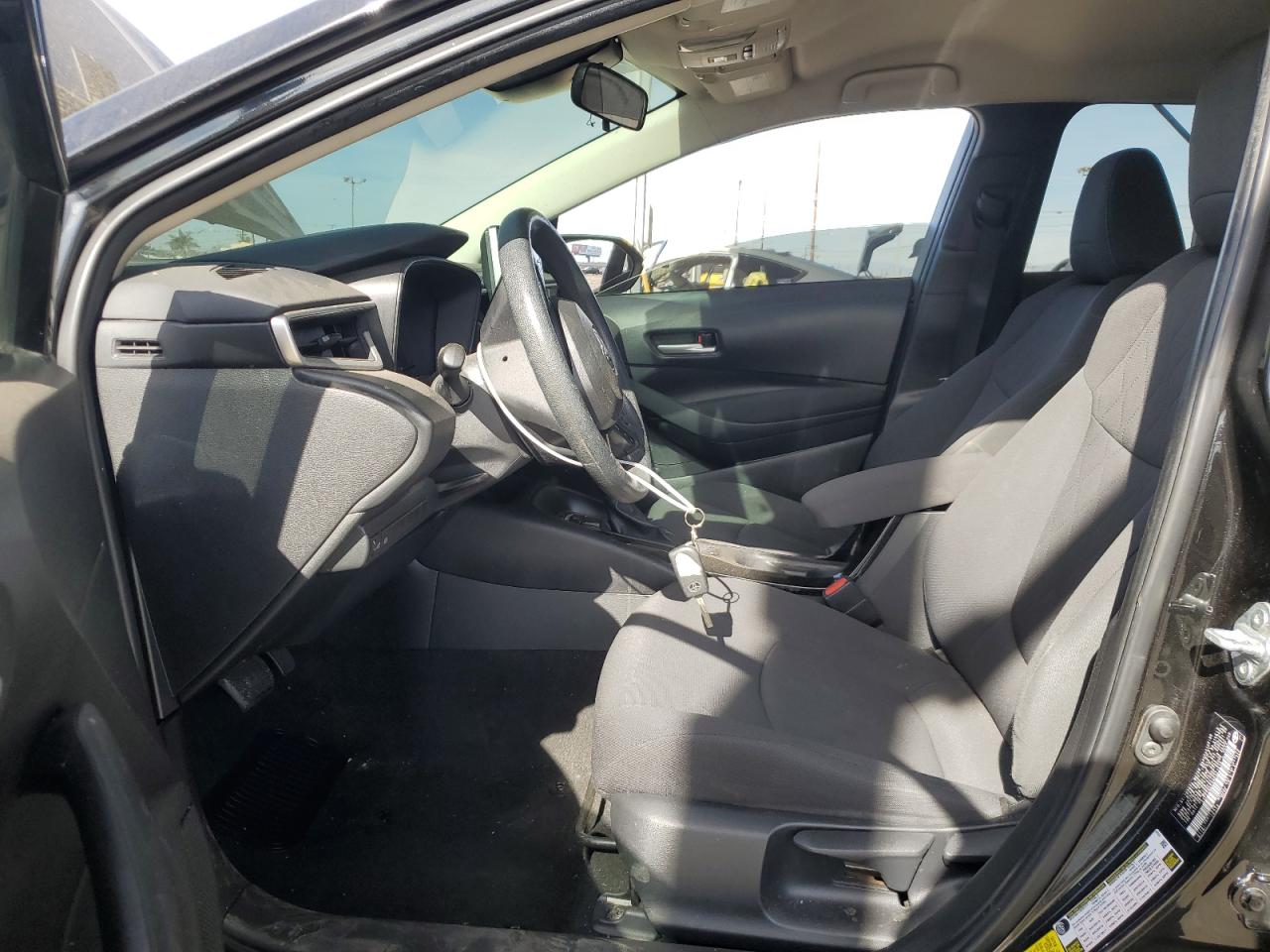 2021 Toyota Corolla VIN 5YFEPMAE5MP271019 Copart auction photo, front end / side damage thumbnail 7