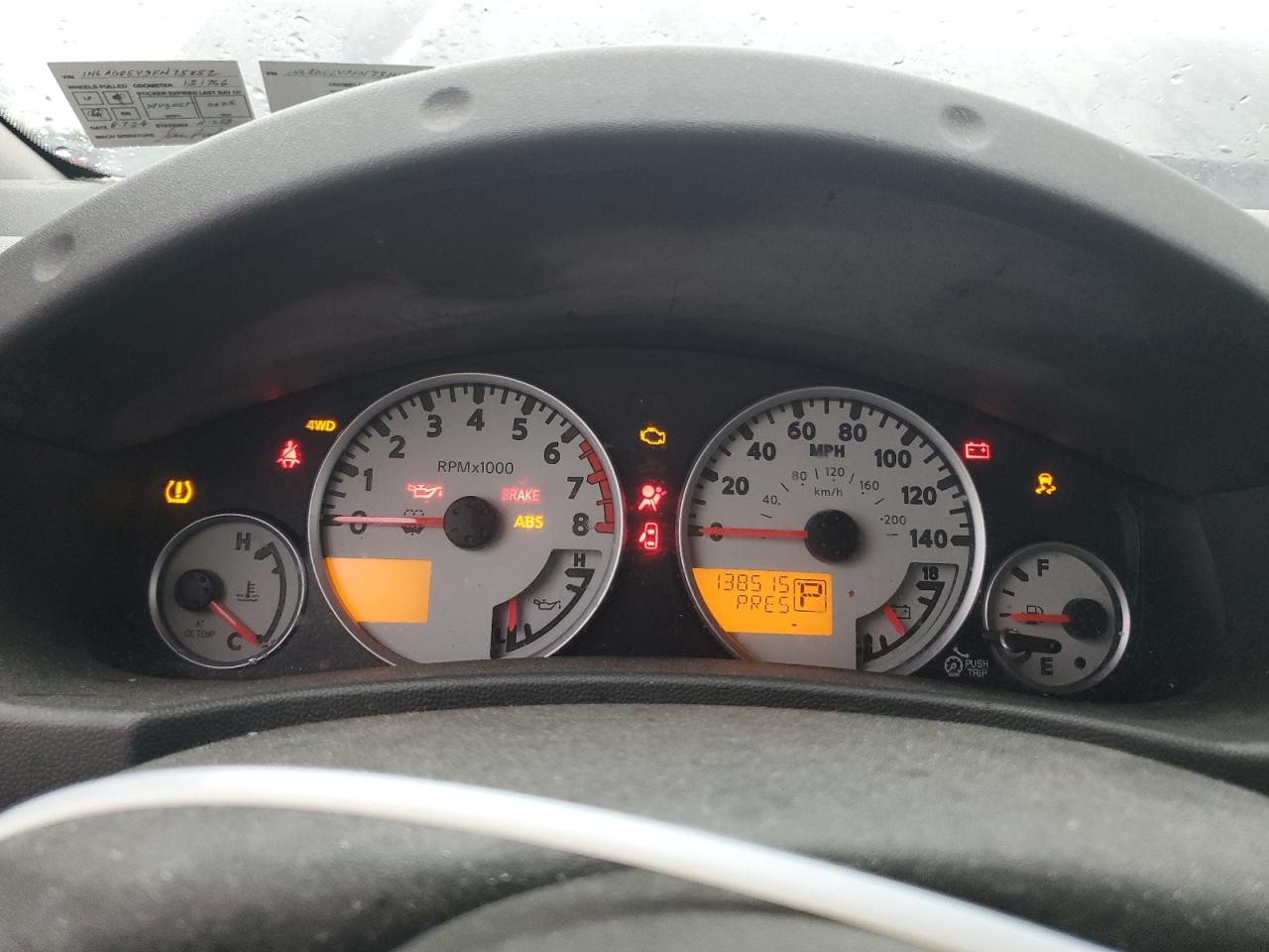 2015 Nissan Navara (Frontier) VIN 1N6AD0EV9FN751152 Copart auction photo, front end damage thumbnail 9