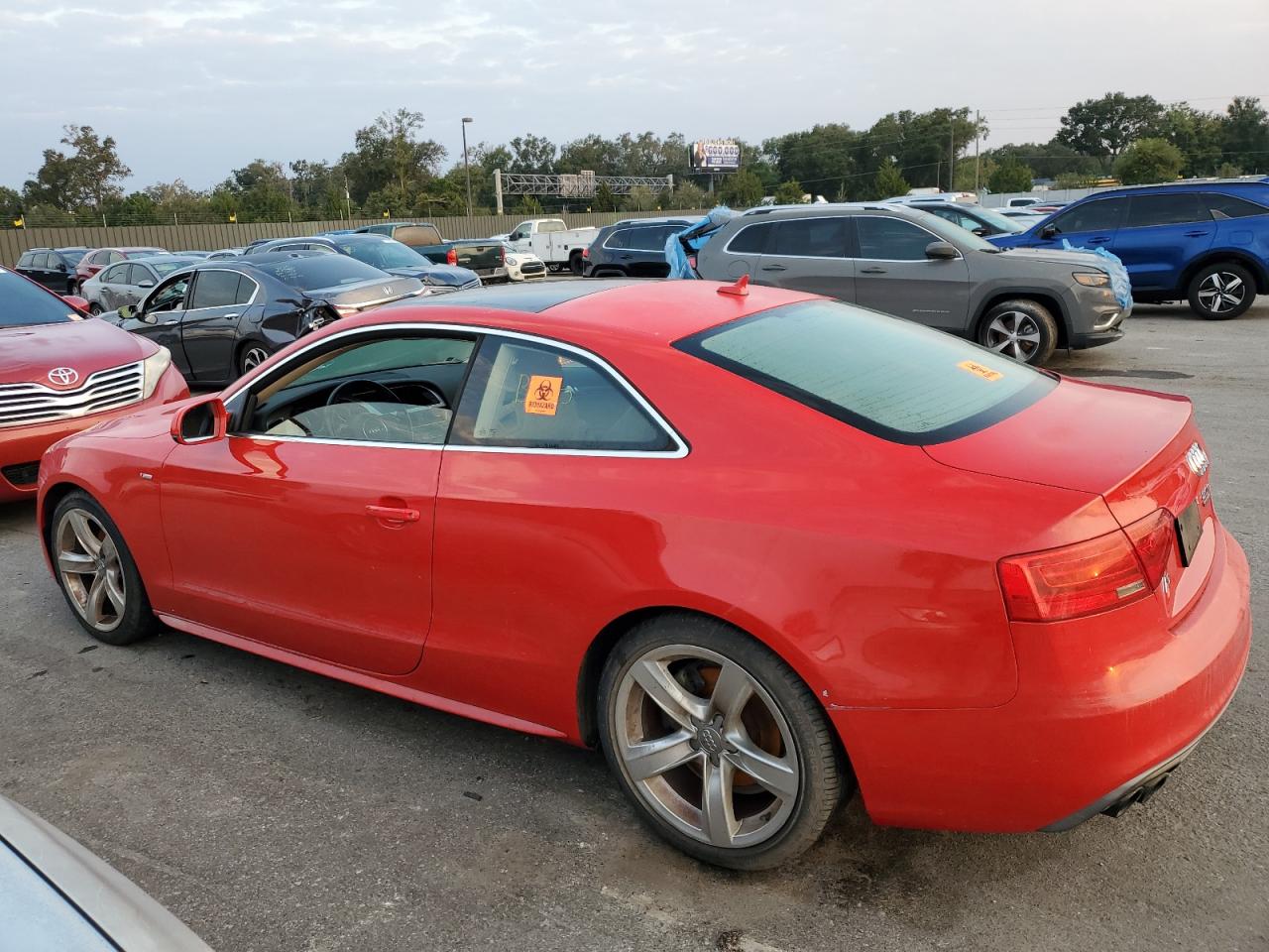2016 Audi A5 VIN WAUD2AFR8GA009294 Copart auction photo, water/flood damage thumbnail 2