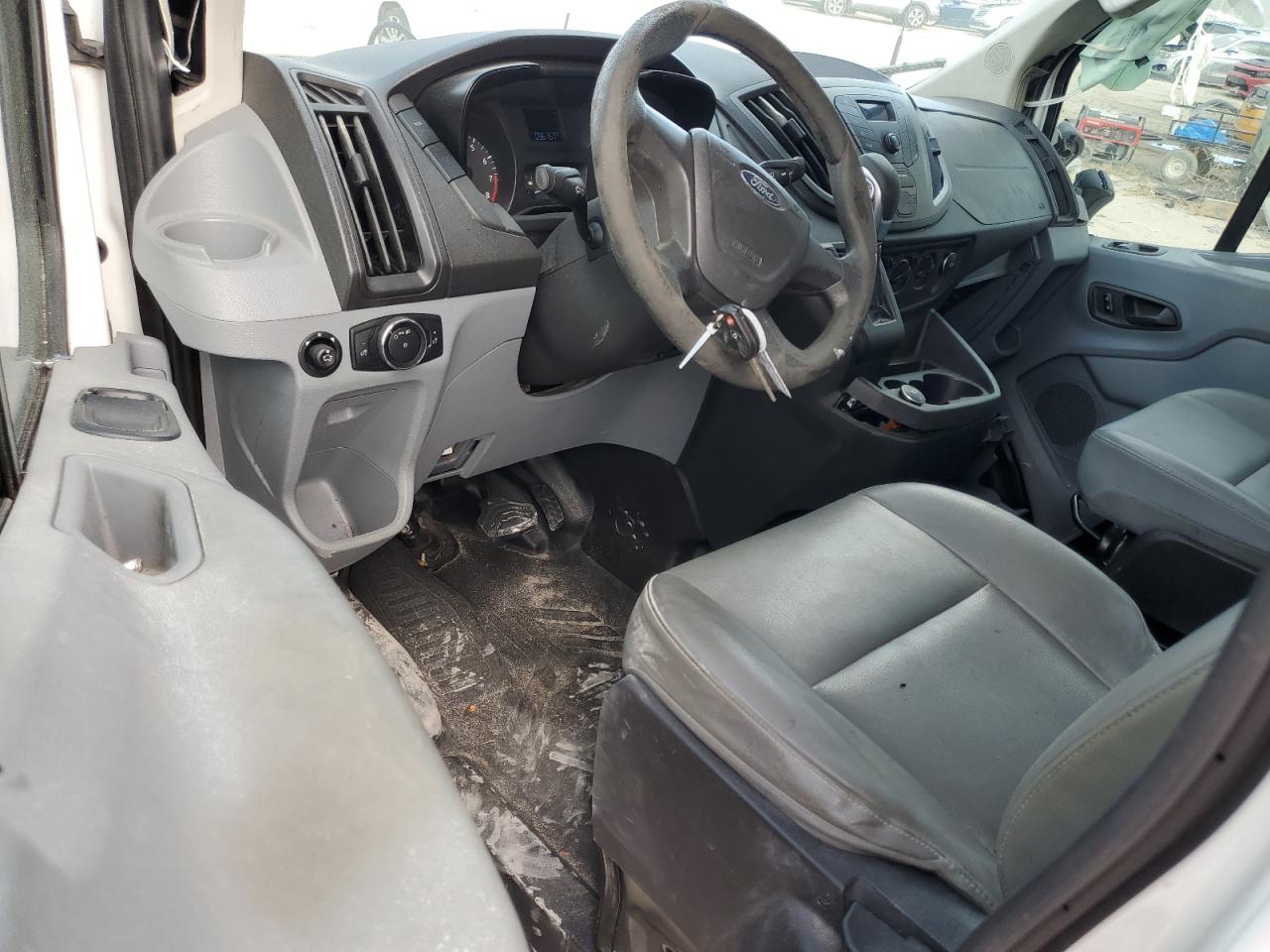 2017 Ford Transit VIN 1FTYE2CM3HKA93577 Copart auction photo, front end / undercarriage damage thumbnail 8