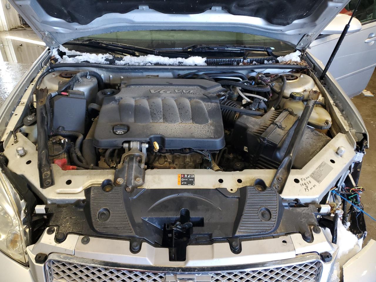2012 Chevrolet Impala VIN 2G1WF5E38C1227043 Copart auction photo, front end / side damage thumbnail 11