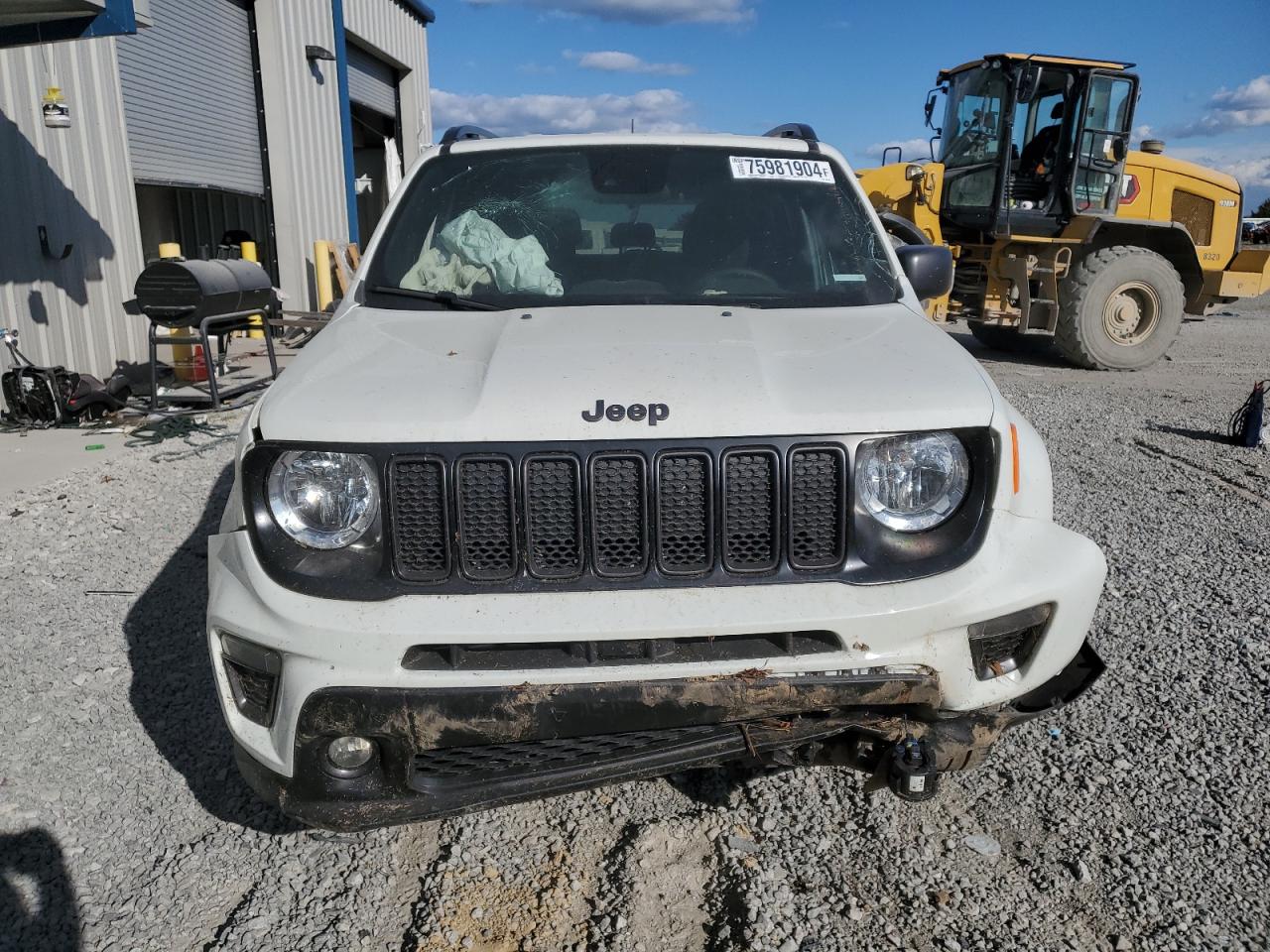 2021 Jeep Renegade VIN ZACNJCBB6MPM51448 Copart auction photo, front end / side damage thumbnail 5
