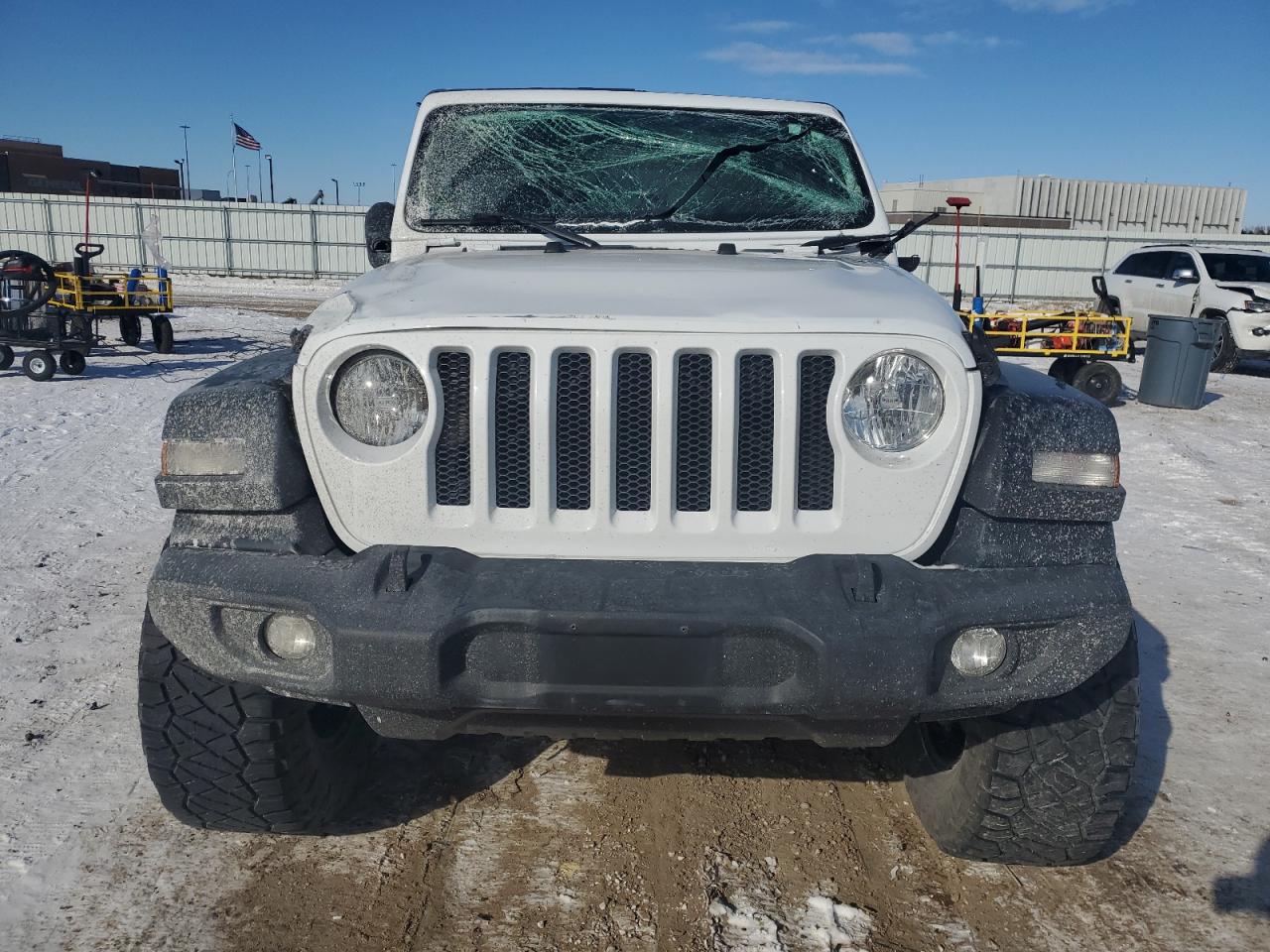 2020 Jeep Wrangler VIN 1C4GJXAN7LW155533 Copart auction photo, rollover / undercarriage damage thumbnail 5