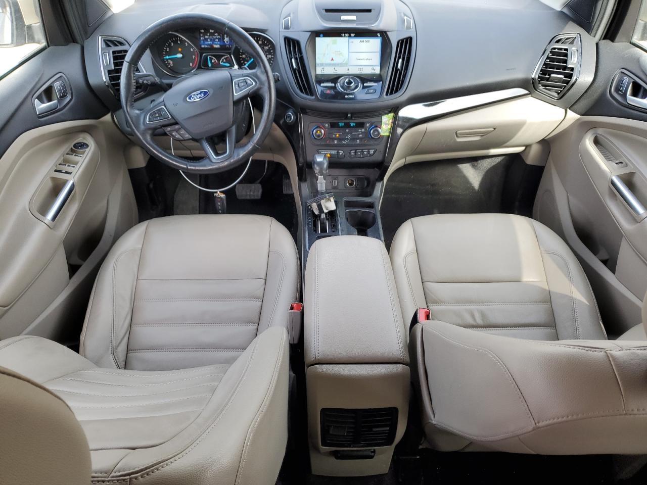 2017 Ford Escape VIN 1FMCU9J97HUB86879 Copart auction photo, front end damage thumbnail 8