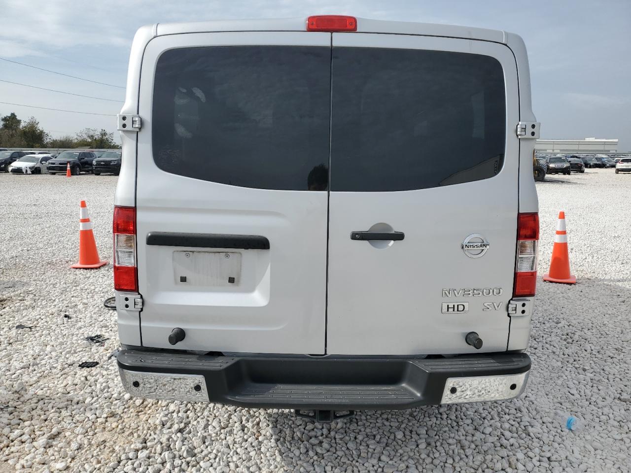 2013 Nissan NV VIN 5BZAF0AA2DN200560 Copart auction photo, front end damage thumbnail 6