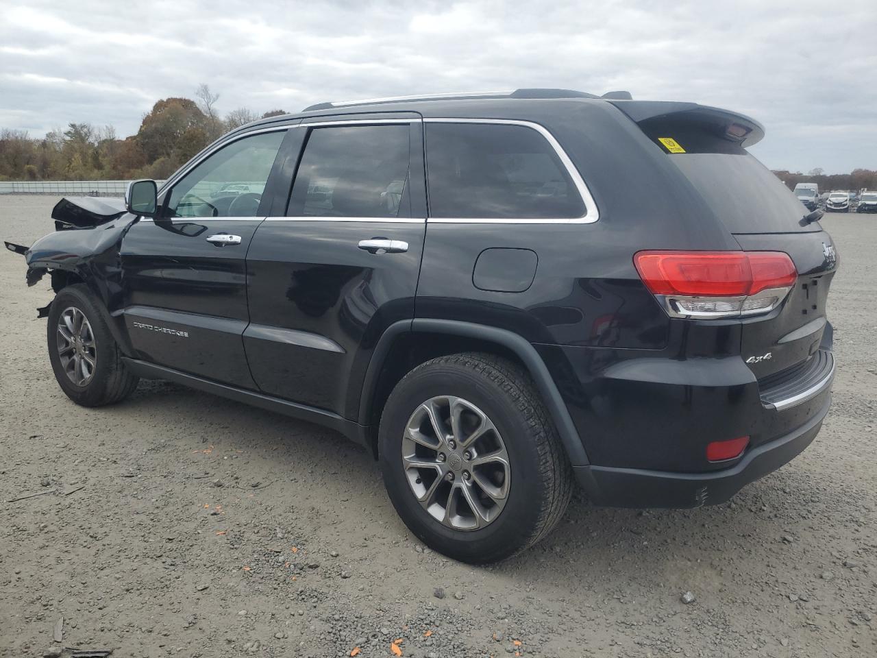 2015 Jeep Grand Cherokee VIN 1C4RJFBG9FC726268 Copart auction photo, front end / side damage thumbnail 2