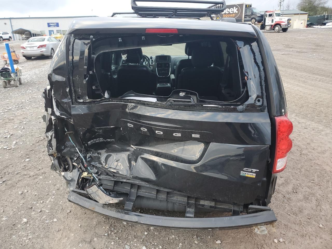 2018 Dodge Caravan VIN 2C4RDGEG2JR202971 Copart auction photo, rear end damage thumbnail 6