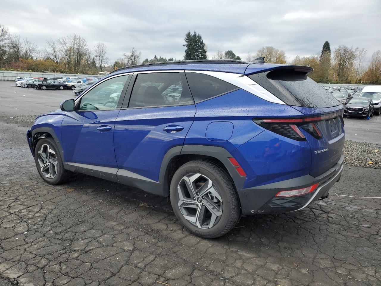 2022 Hyundai Tucson VIN 5NMJECAE3NH158163 Copart auction photo, front end / mechanical damage thumbnail 2