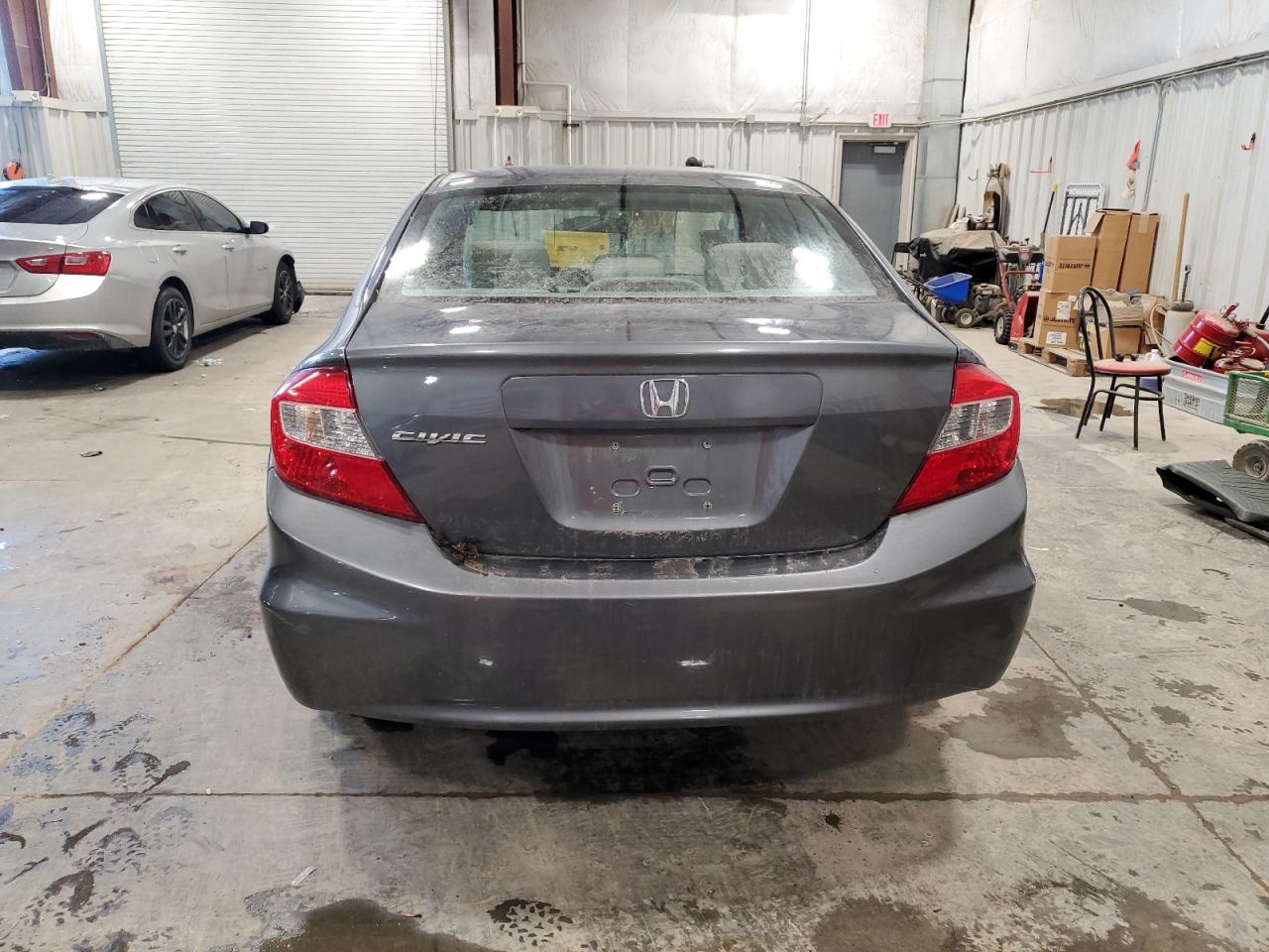 2012 Honda Civic VIN 19XFB2F80CE109177 Copart auction photo, front end damage thumbnail 6