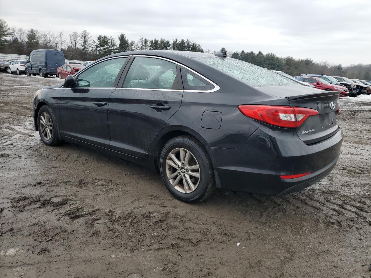 2015 Hyundai Sonata VIN 5NPE24AF0FH213276 Copart auction photo, front end / minor dent/scratches damage thumbnail 2