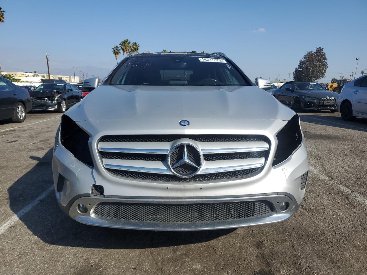 2017 Mercedes-Benz GLA-klasse VIN WDCTG4EB9HJ291138 Copart auction photo, vandalism / mechanical damage thumbnail 5