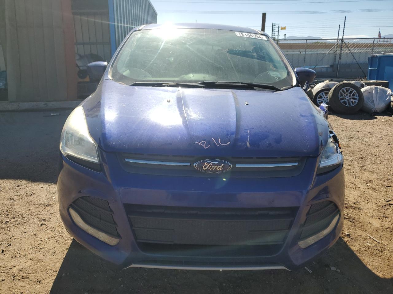 2015 Ford Escape VIN 1FMCU0GX1FUB02716 Copart auction photo, front end damage thumbnail 5