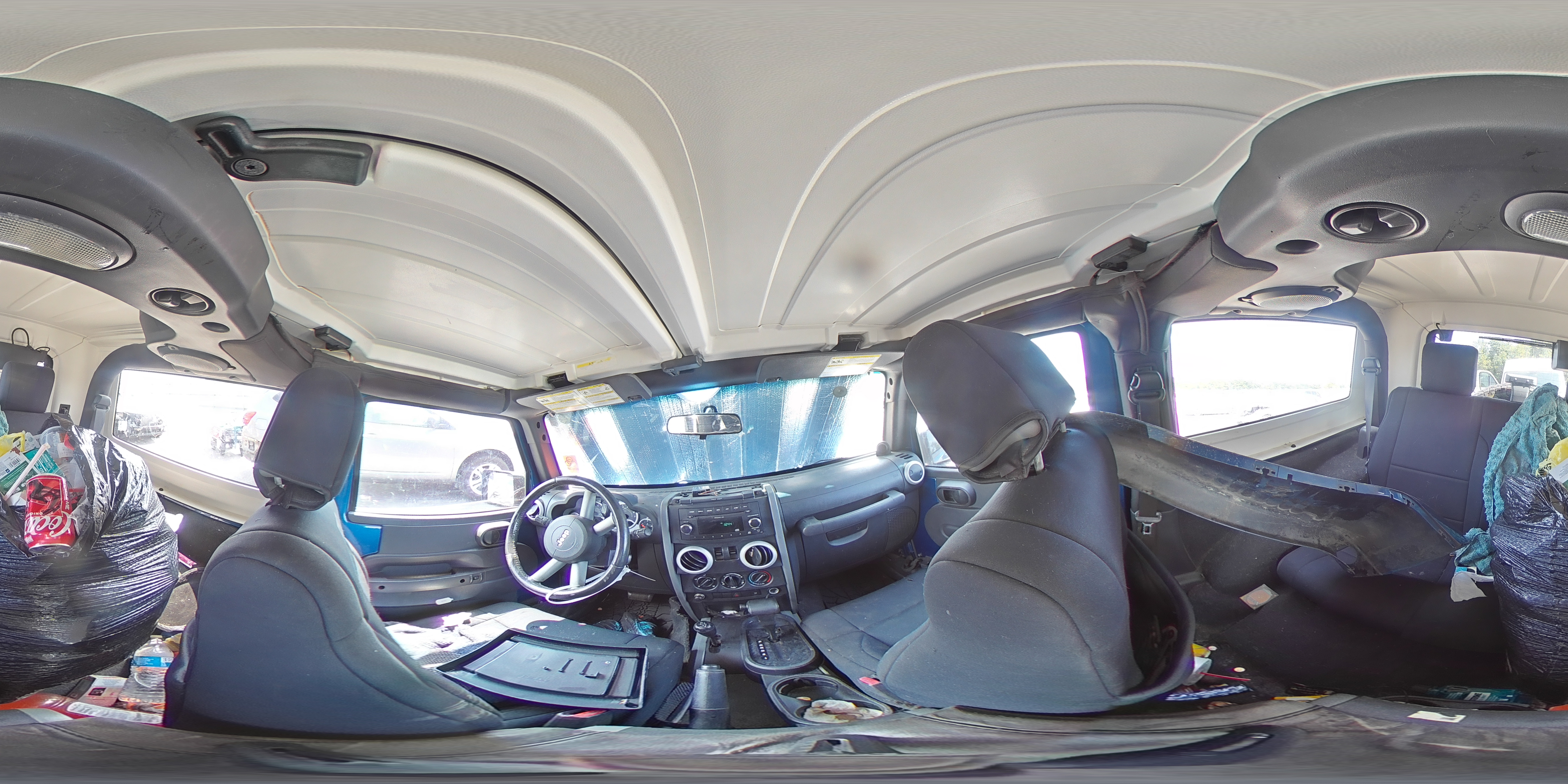 2009 Jeep Wrangler VIN 1J4FA54199L747528 Copart auction photo, front end / undercarriage damage thumbnail 13