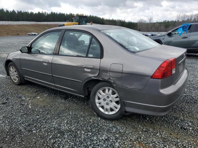 2004 Honda Civic VIN 2HGES16594H582370 Copart auction photo, side / undercarriage damage thumbnail 2