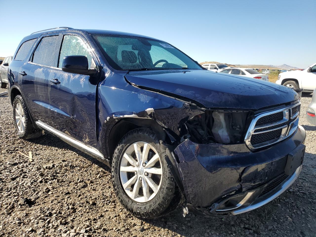 2015 Dodge Durango VIN 1C4RDJAG0FC223806 Copart auction photo, side damage thumbnail 4