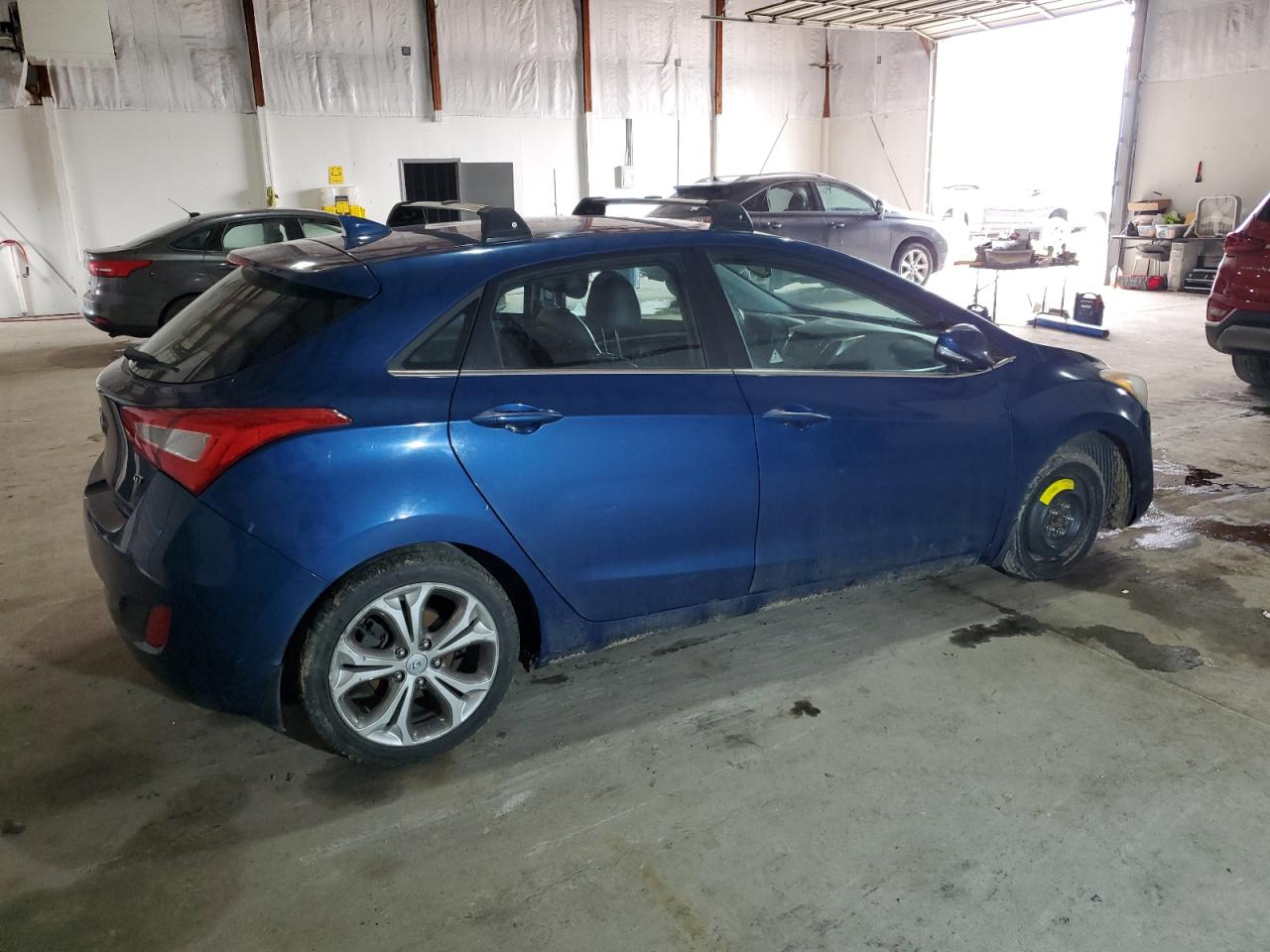 2014 Hyundai Elantra VIN KMHD35LH2EU173263 Copart auction photo, undercarriage damage thumbnail 3