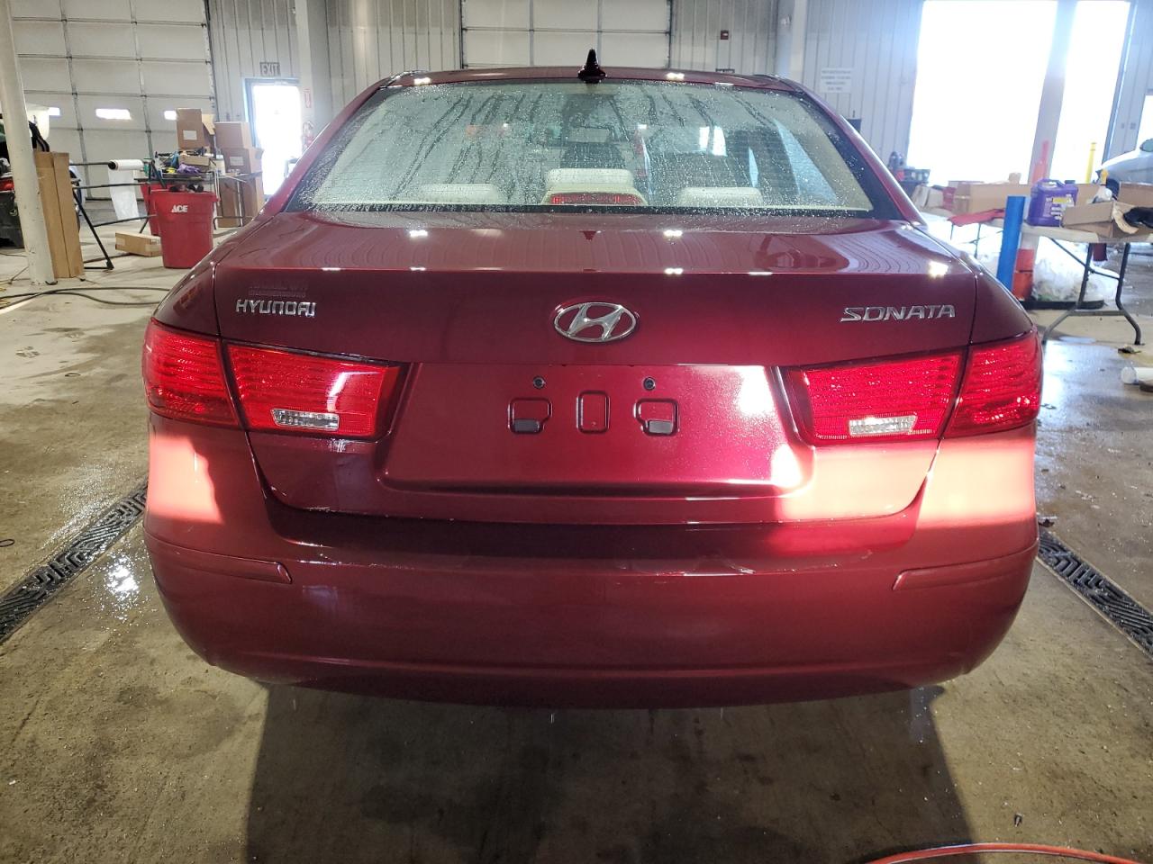 2009 Hyundai Sonata VIN 5NPET46C59H571912 Copart auction photo, front end damage thumbnail 6