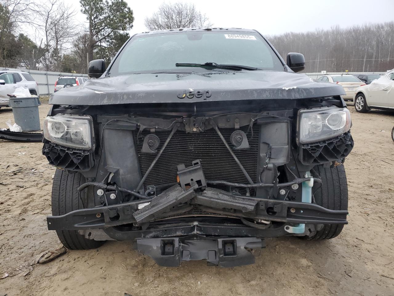 2014 Jeep Grand Cherokee VIN 1C4RJFAG2EC519110 Copart auction photo, front end / minor dent/scratches damage thumbnail 5
