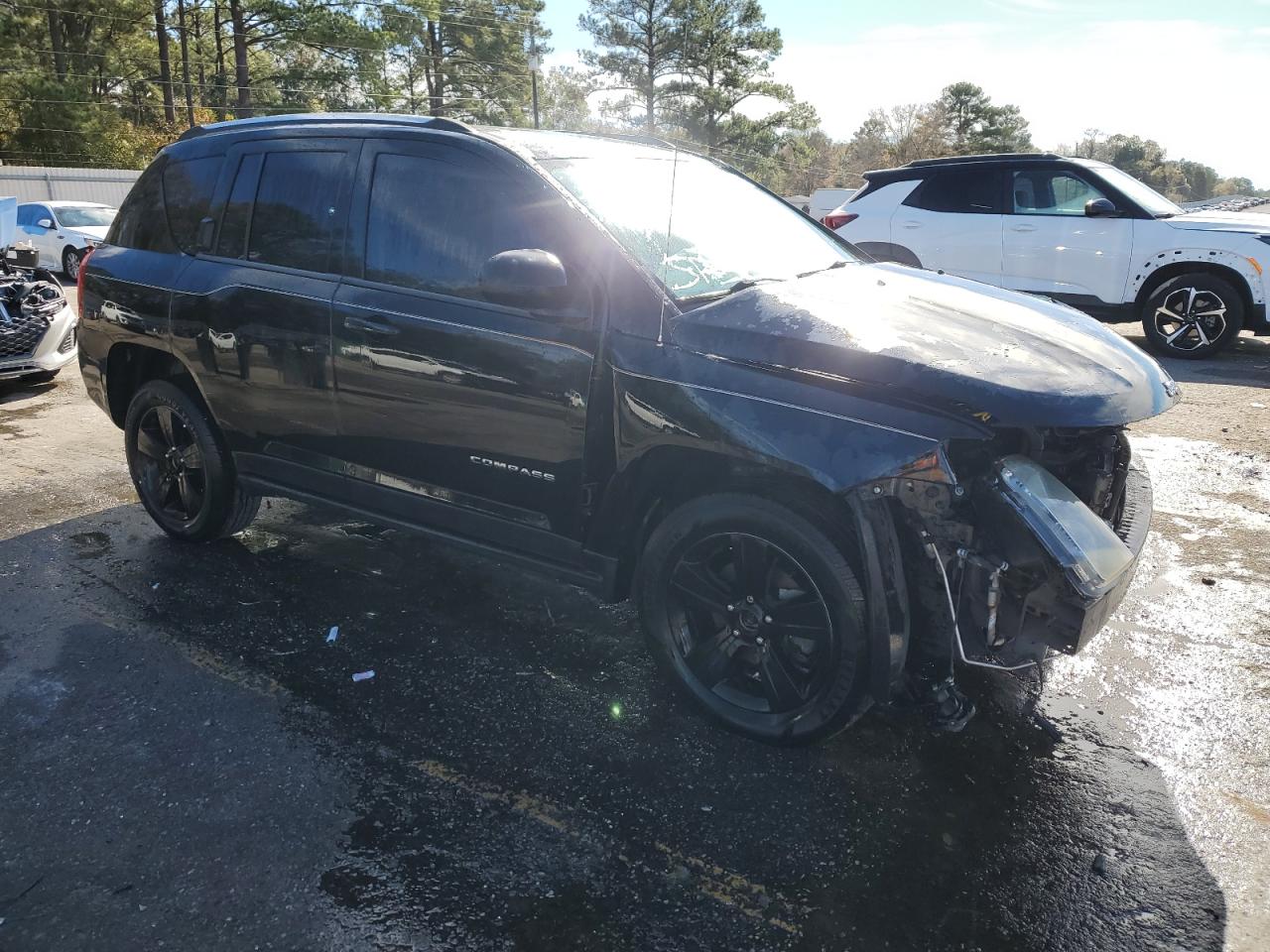 2015 Jeep Compass VIN 1C4NJCBB9FD209483 Copart auction photo, front end damage thumbnail 4