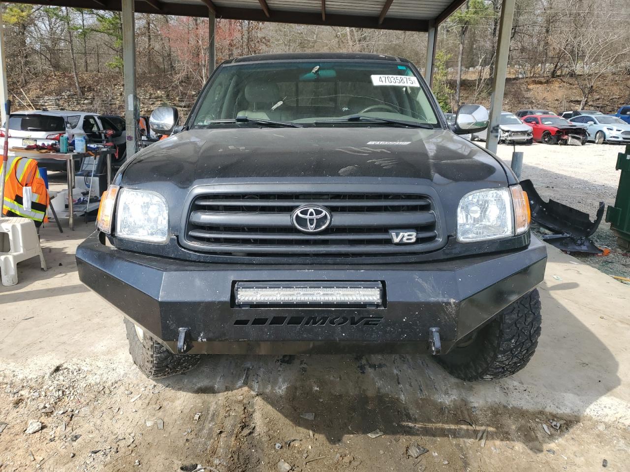 2000 Toyota Tundra VIN 5TBBT4413YS018505 Copart auction photo, front end damage thumbnail 5
