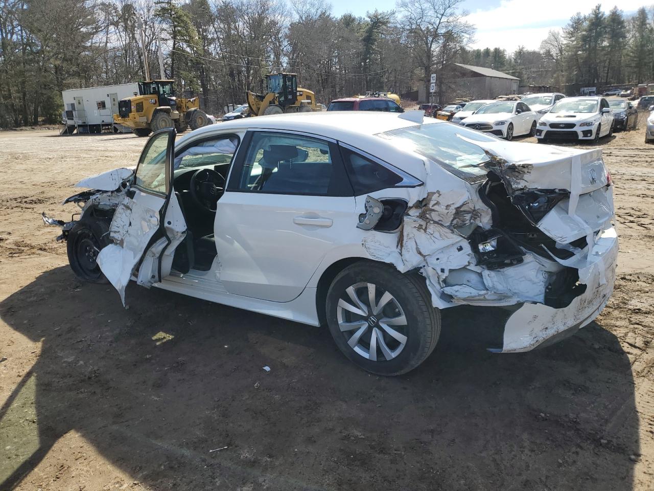 2025 Honda Civic VIN 2HGFE2F2XSH523493 Copart auction photo, all over damage thumbnail 2