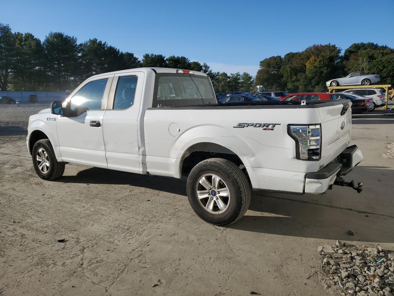 2018 Ford F-150 VIN 1FTEX1EP8JFB78492 Copart auction photo, rear end / side damage thumbnail 2