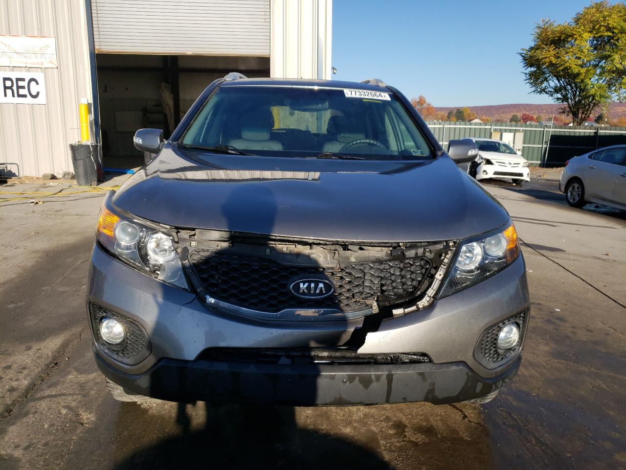 2012 KIA Sorento VIN 5XYKT4A62CG262627 Copart auction photo, front end damage thumbnail 5