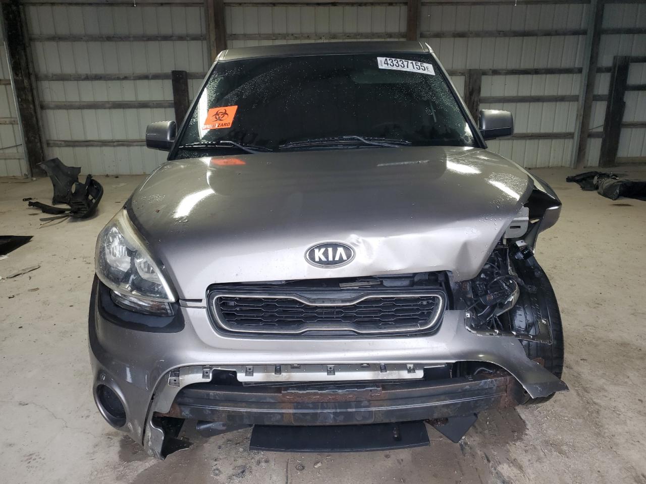 2013 KIA Soul VIN KNDJT2A56D7625419 Copart auction photo, front end damage thumbnail 5