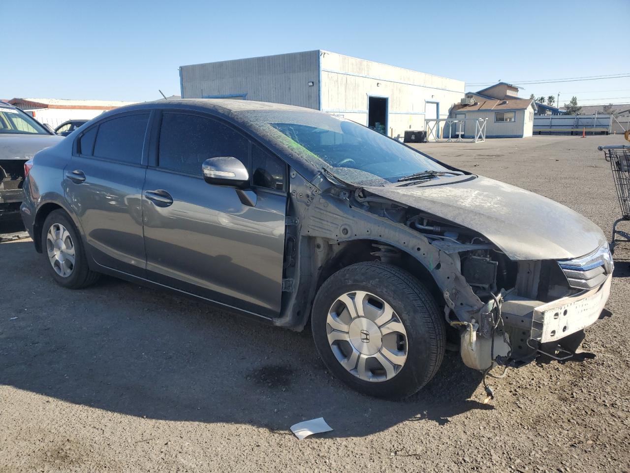 2012 Honda Civic VIN JHMFB4F39CS001099 Copart auction photo, front end damage thumbnail 4
