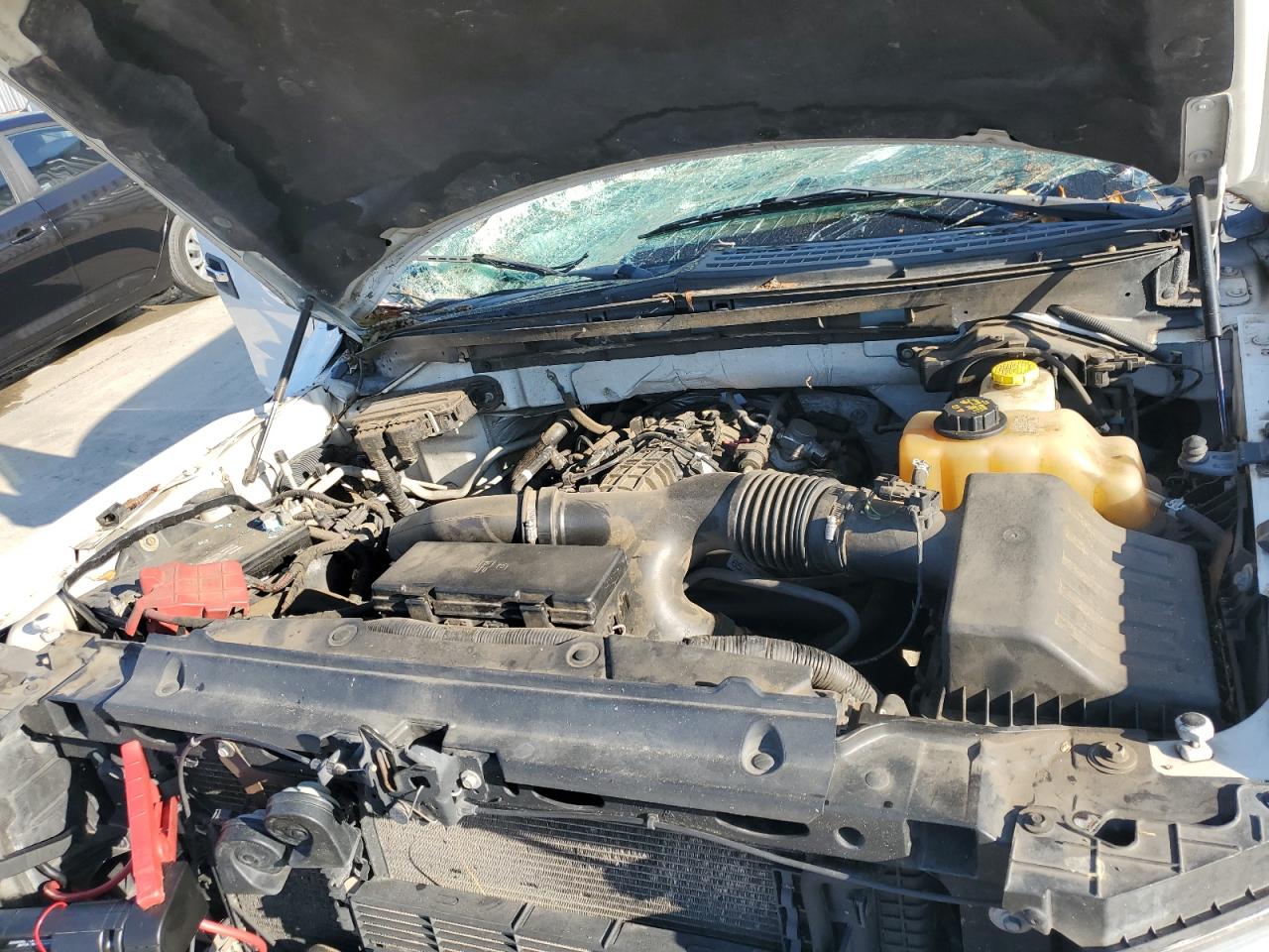 2014 Ford F-150 VIN 1FTFW1ET7EKF77184 Copart auction photo, top/roof / front end damage thumbnail 11