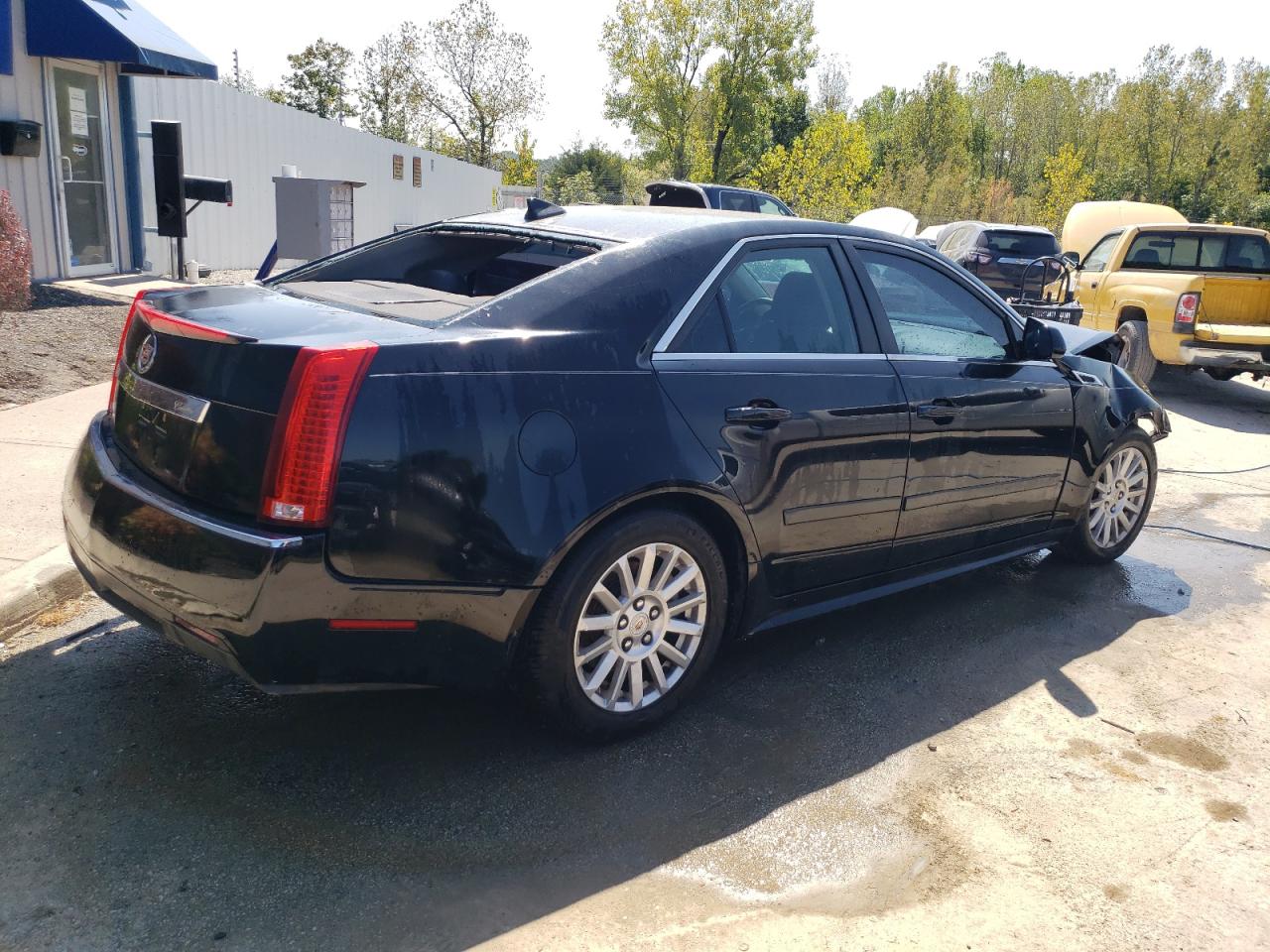 2013 Cadillac CTS VIN 1G6DE5E50D0147268 Copart auction photo, front end damage thumbnail 3