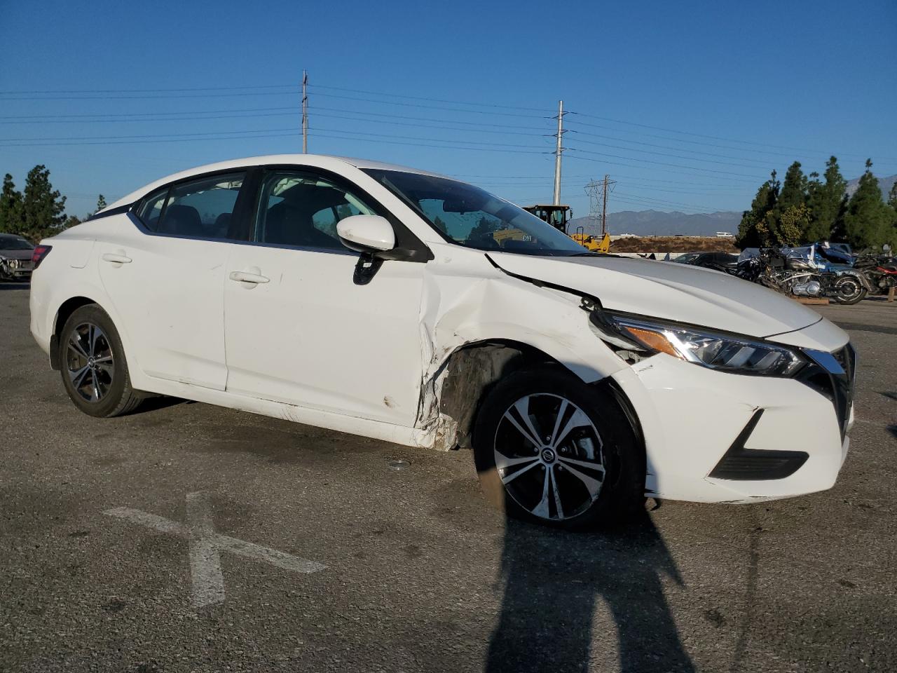 2022 Nissan Sentra VIN 3N1AB8CVXNY275072 Copart auction photo, front end damage thumbnail 4