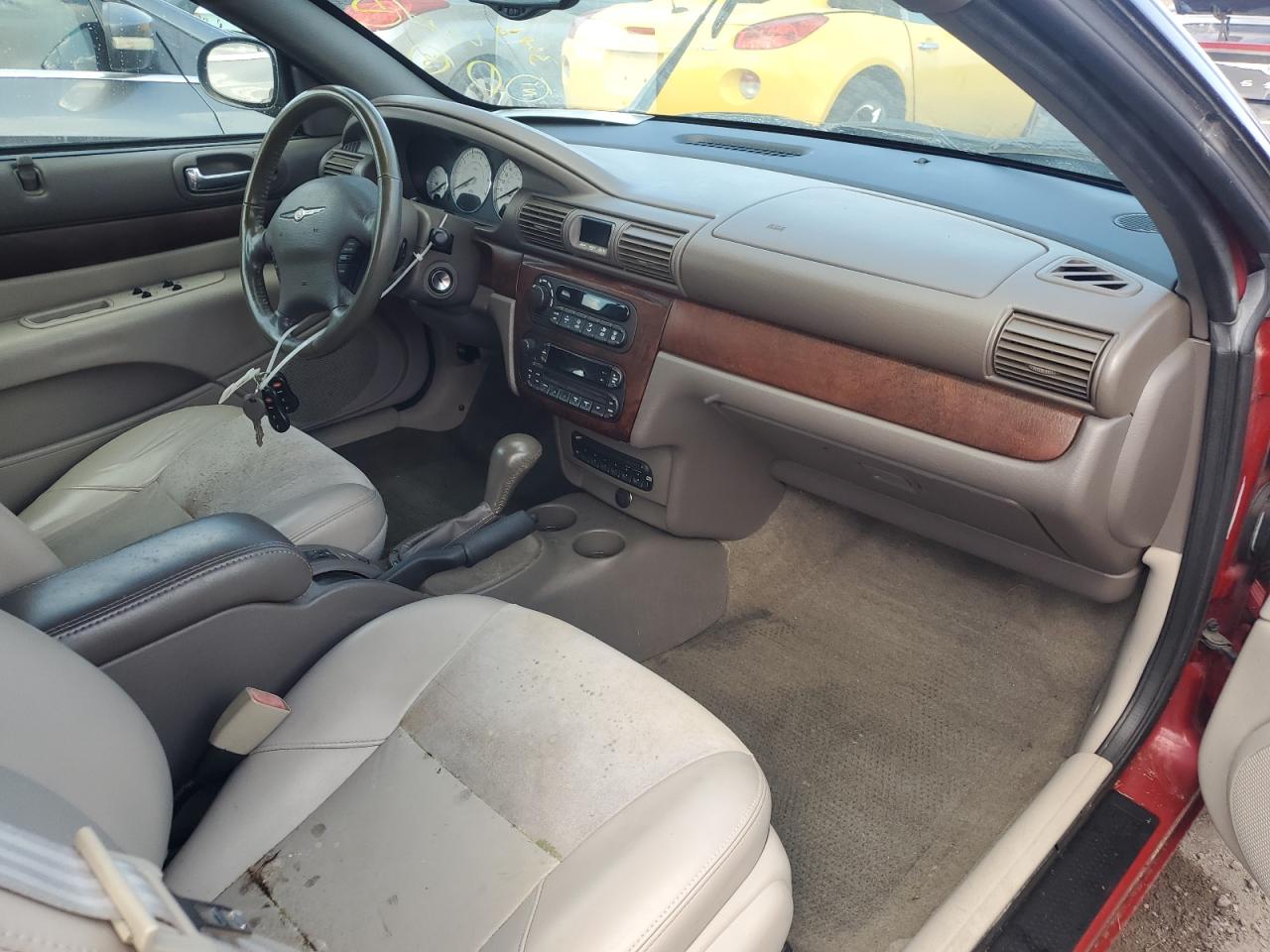 2006 Chrysler Sebring VIN 1C3EL65R36N236648 Copart auction photo, water/flood damage thumbnail 8
