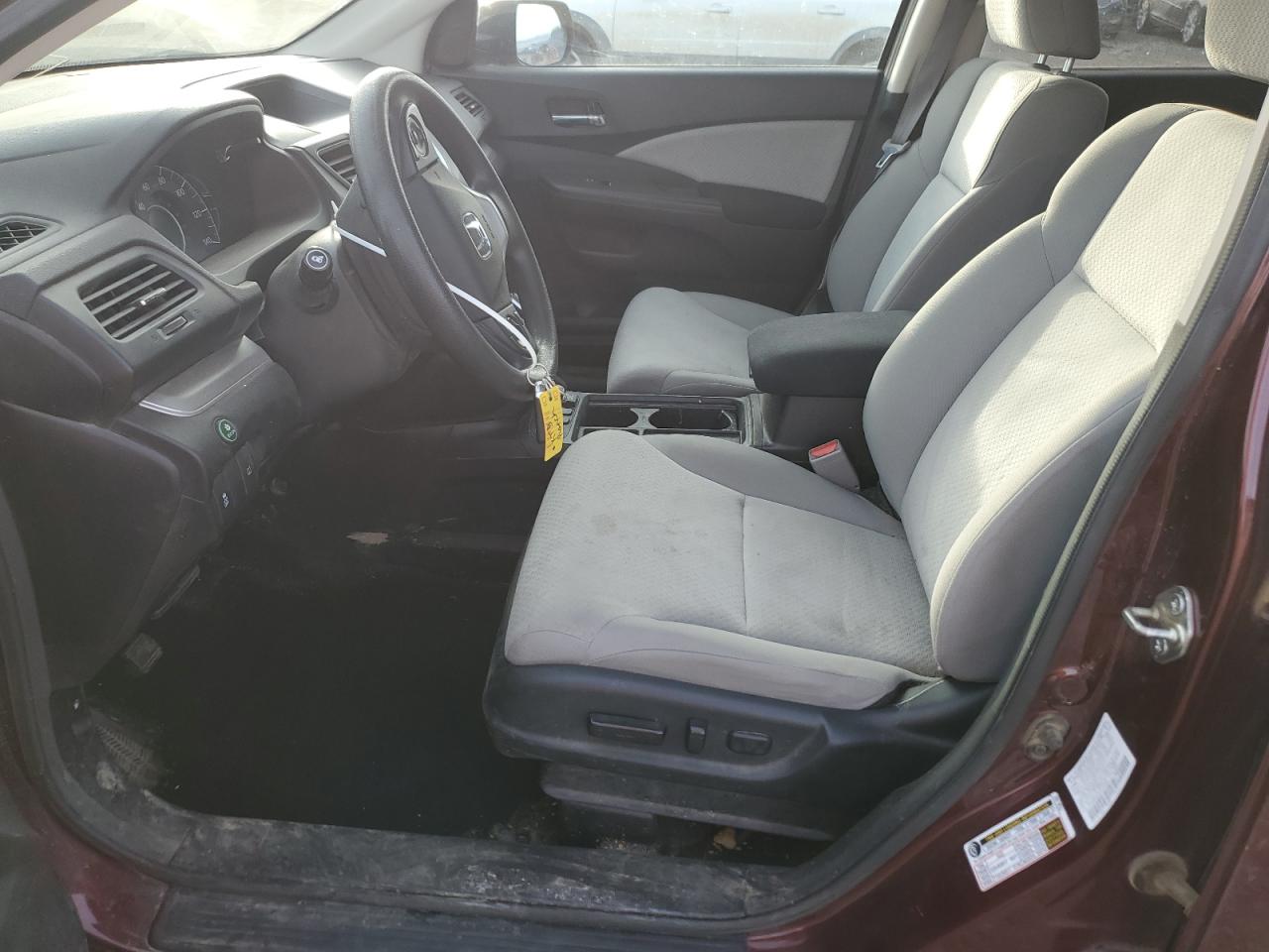 2016 Honda CR-V VIN 2HKRM4H53GH702894 Copart auction photo, front end / side damage thumbnail 7