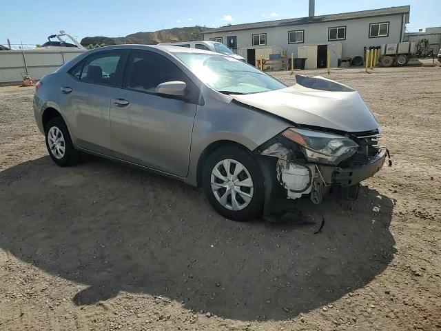 2014 Toyota Corolla VIN 5YFBPRHE3EP051949 Copart auction photo, front end / side damage thumbnail 11