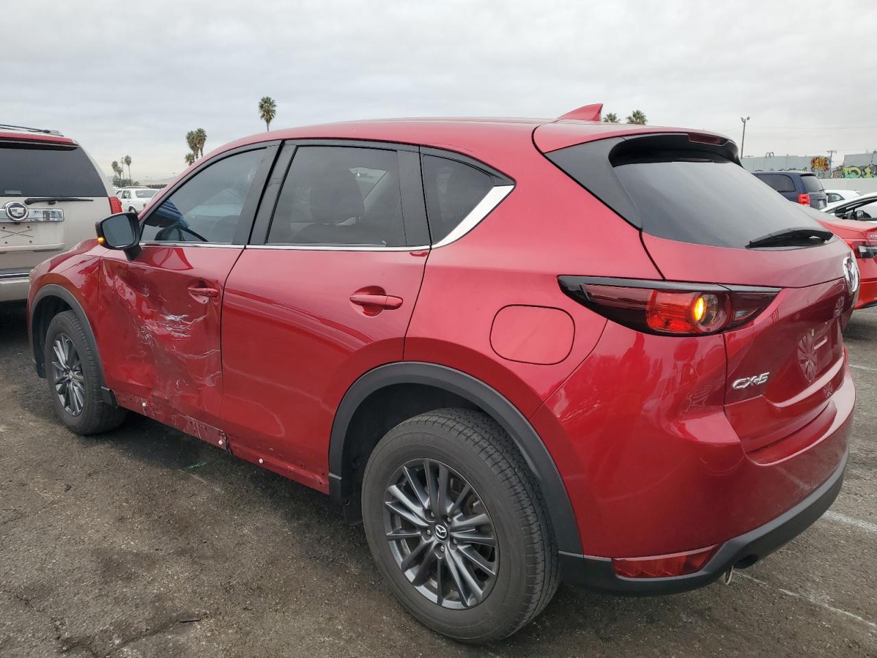 2019 Mazda CX-5 VIN JM3KFACM1K1576146 Copart auction photo, side damage thumbnail 2