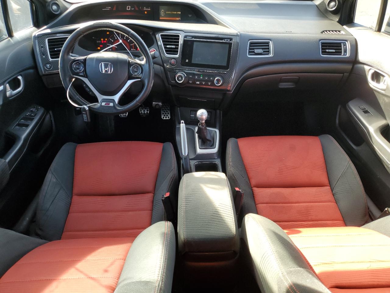 2014 Honda Civic VIN 2HGFB6E50EH700052 Copart auction photo, rear end / side damage thumbnail 8