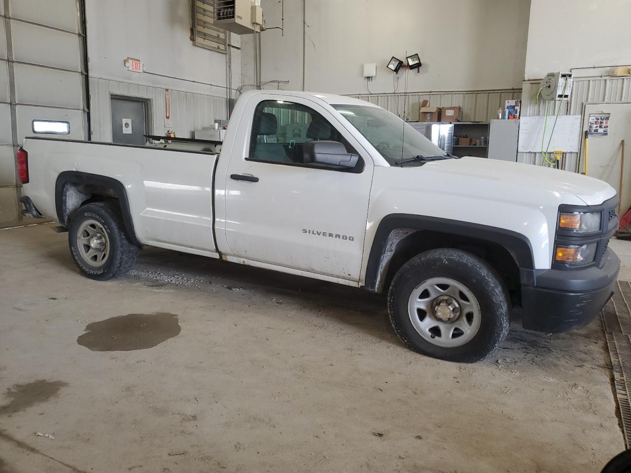 2014 Chevrolet Silverado VIN 1GCNCPEH6EZ418361 Copart auction photo, rear end / side damage thumbnail 4