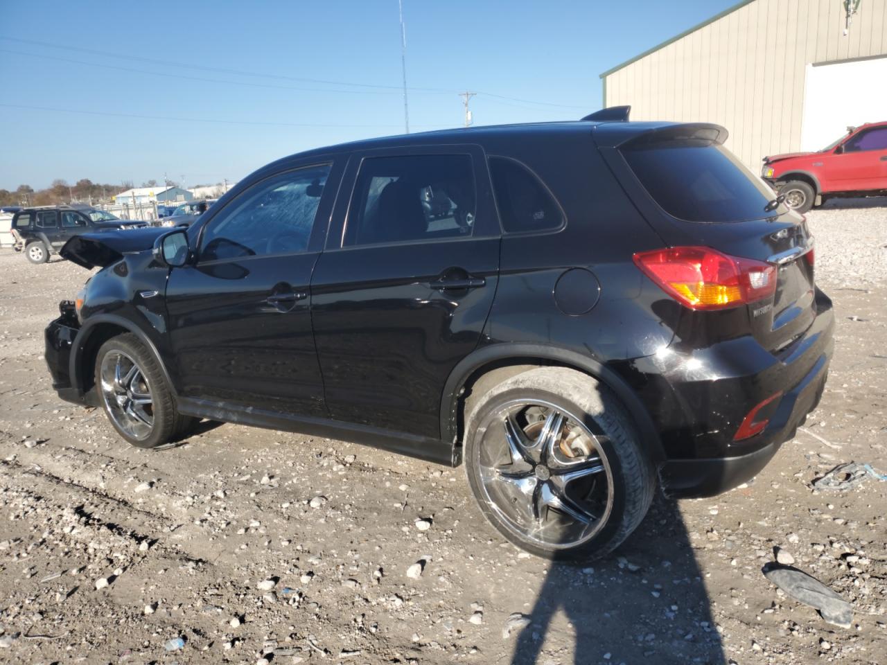 2018 Mitsubishi Outlander VIN JA4AP3AU1JZ035754 Copart auction photo, front end damage thumbnail 2