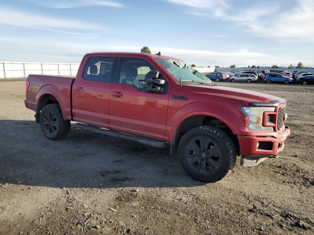 2020 Ford F-150 VIN 1FTEW1E45LFB48376 Copart auction photo, rollover damage thumbnail 4