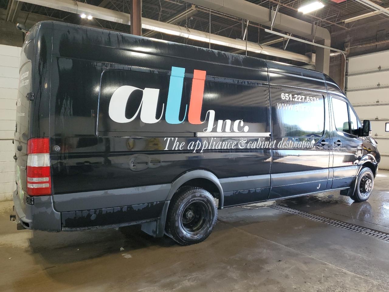 2017 Mercedes-Benz Sprinter VIN WD3PF1CD4HP548453 Copart auction photo, side damage thumbnail 3