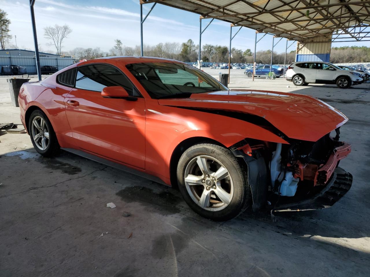 2015 Ford Mustang VIN 1FA6P8AM8F5385041 Copart auction photo, front end damage thumbnail 4