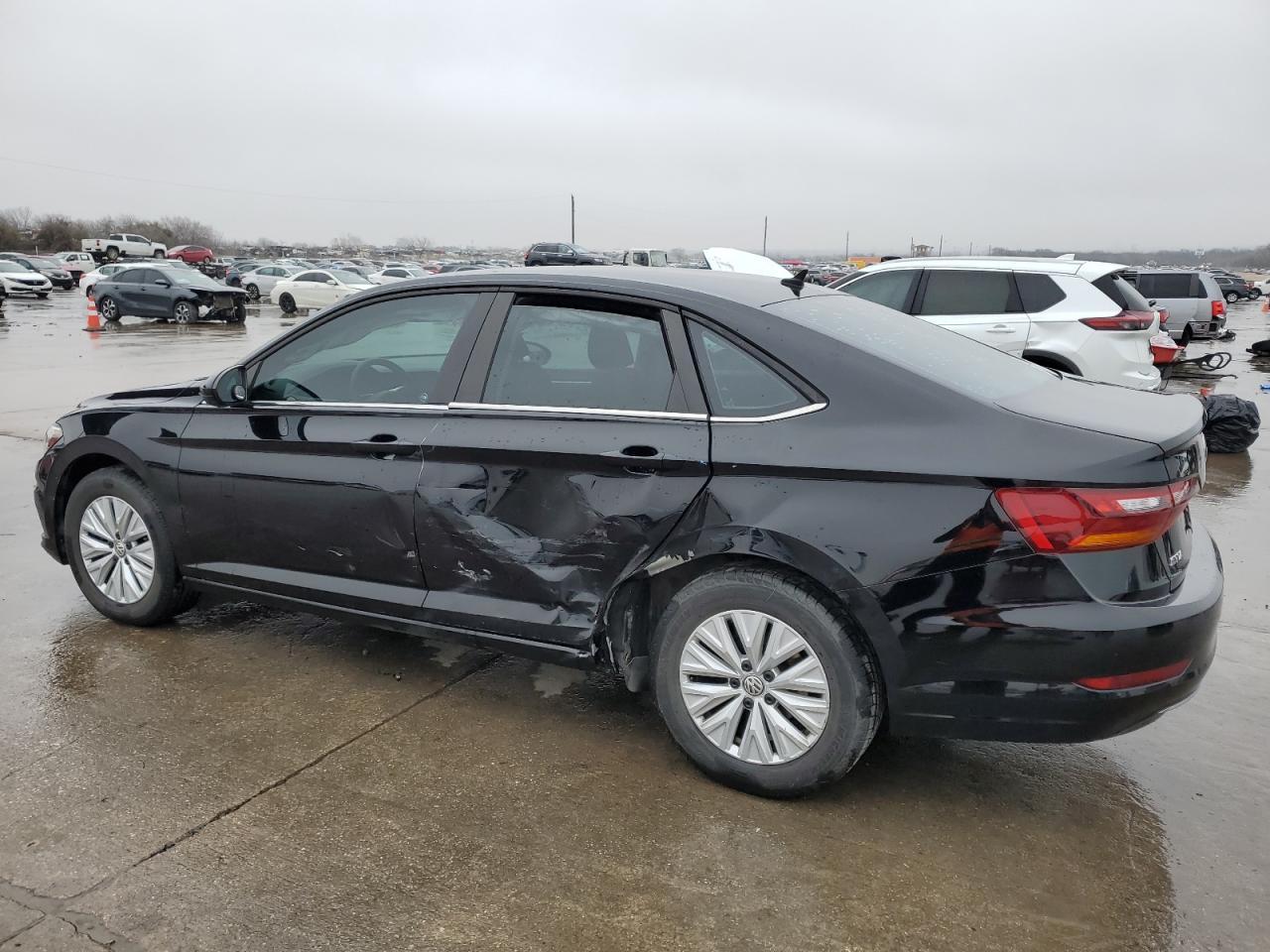 2019 Volkswagen Jetta VIN 3VWC57BU8KM028584 Copart auction photo, side damage thumbnail 2