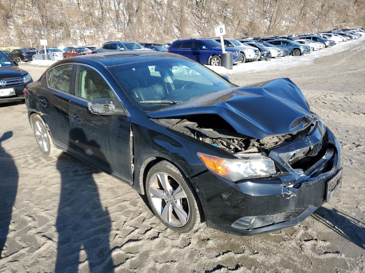 2014 Acura ILX VIN 19VDE1F59EE005426 Copart auction photo, front end / minor dent/scratches damage thumbnail 4