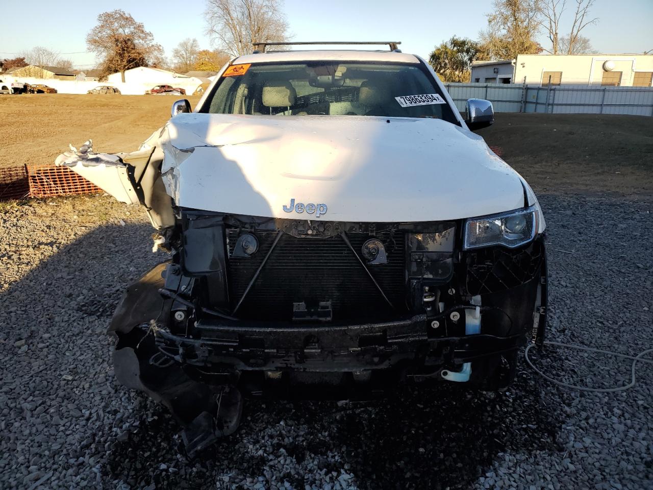 2017 Jeep Grand Cherokee VIN 1C4RJFBG8HC922933 Copart auction photo, front end damage thumbnail 5