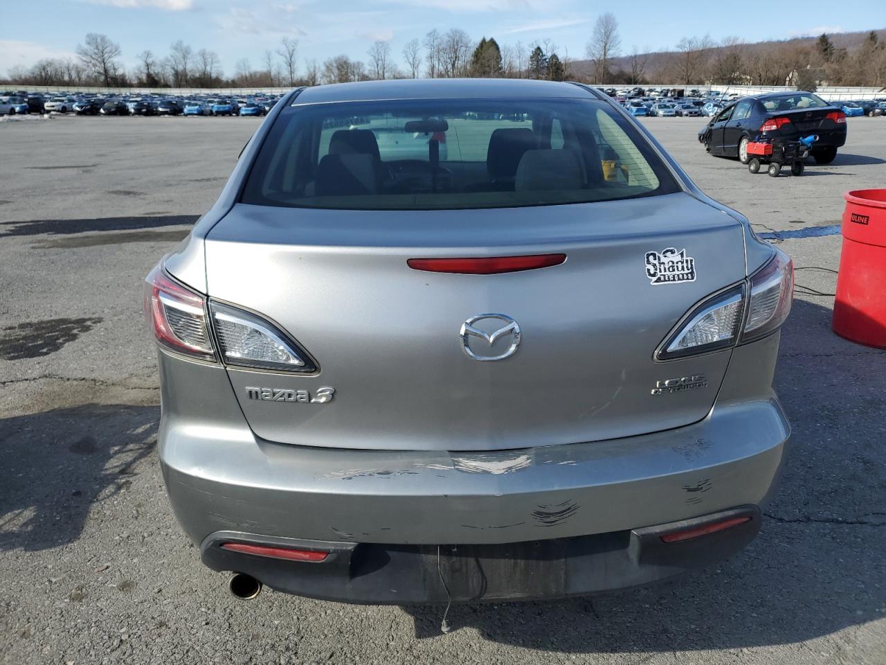 2011 Mazda 3 VIN JM1BL1VG7B1380219 Copart auction photo, front end damage thumbnail 6