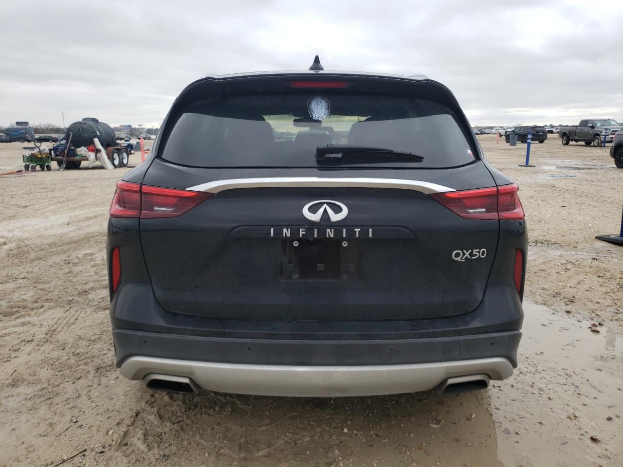 2021 Infiniti QX50 VIN 3PCAJ5CA5MF110729 Copart auction photo, front end damage thumbnail 6