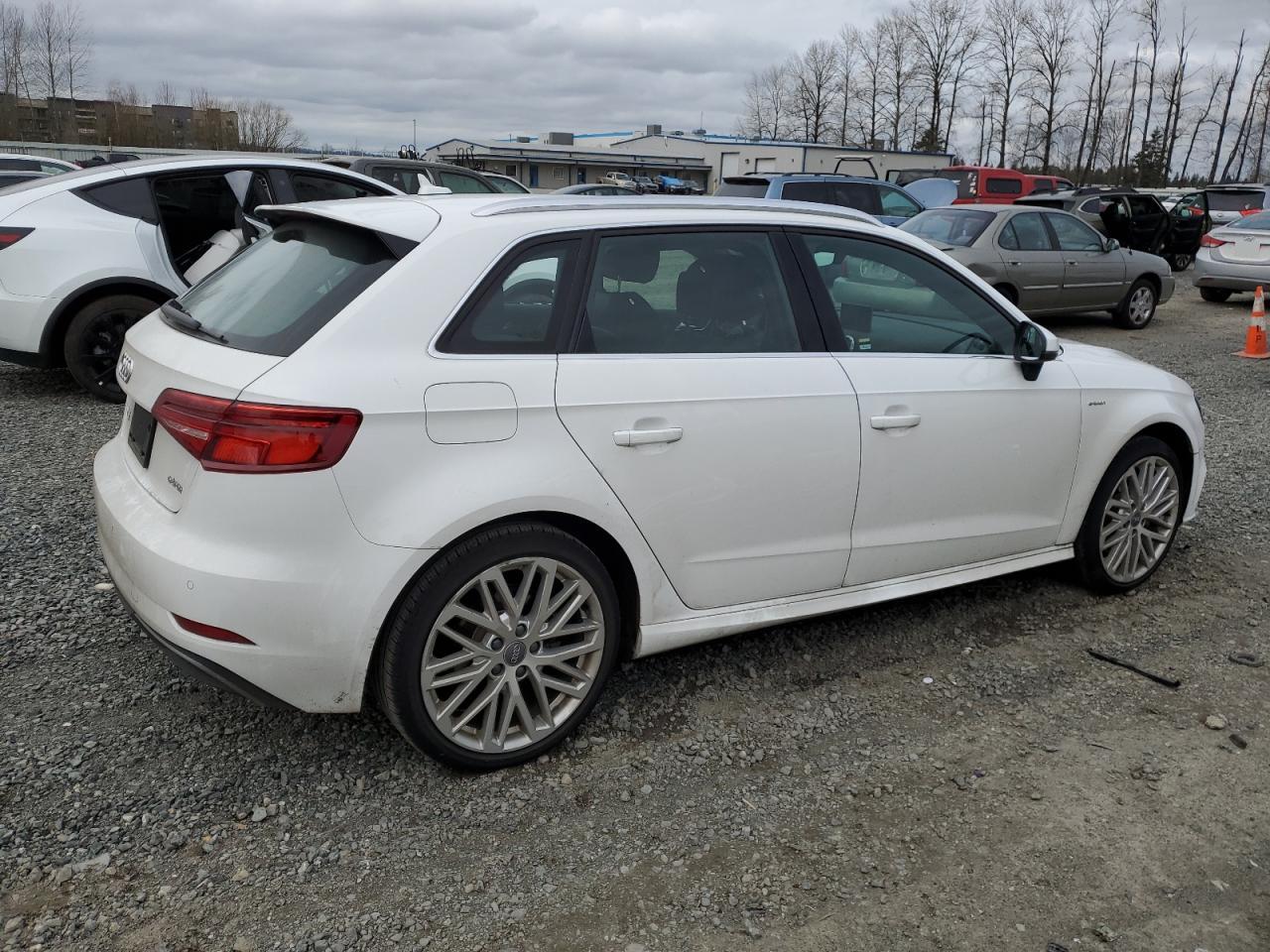 2018 Audi A3 VIN WAUTPBFF9JA082867 Copart auction photo, side damage thumbnail 3