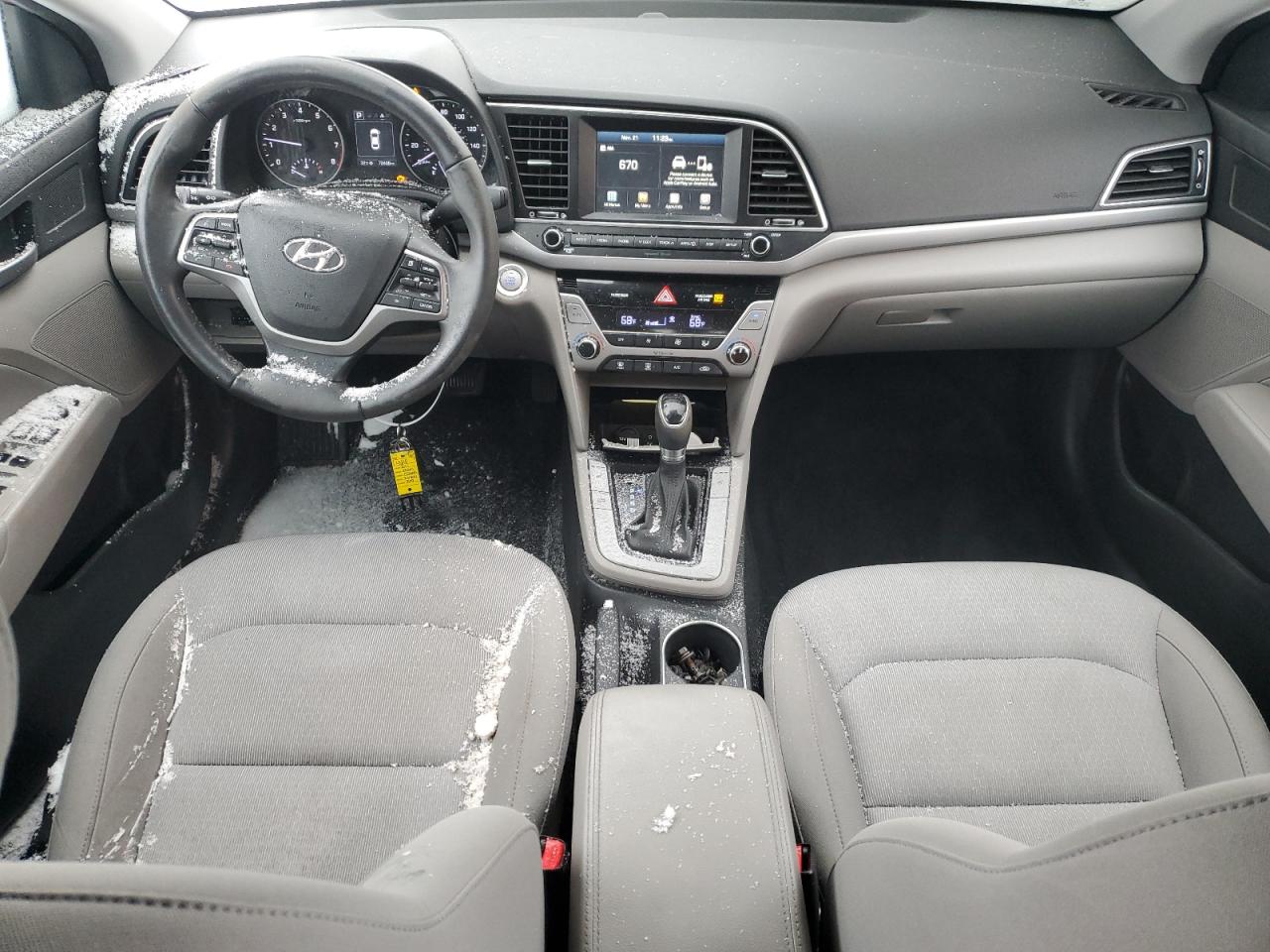 2017 Hyundai Elantra VIN KMHD84LF5HU208280 Copart auction photo, rear end damage thumbnail 8